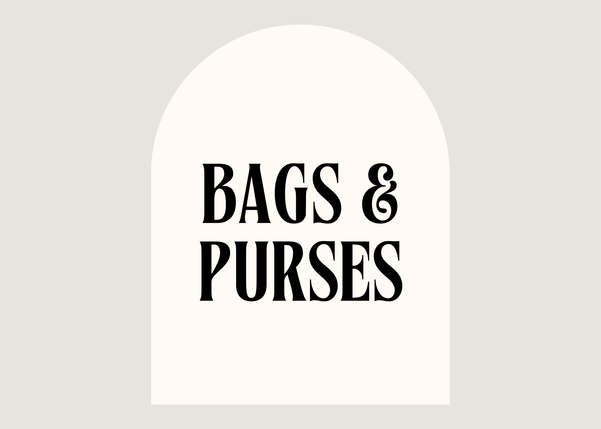 BAGS & PURSES