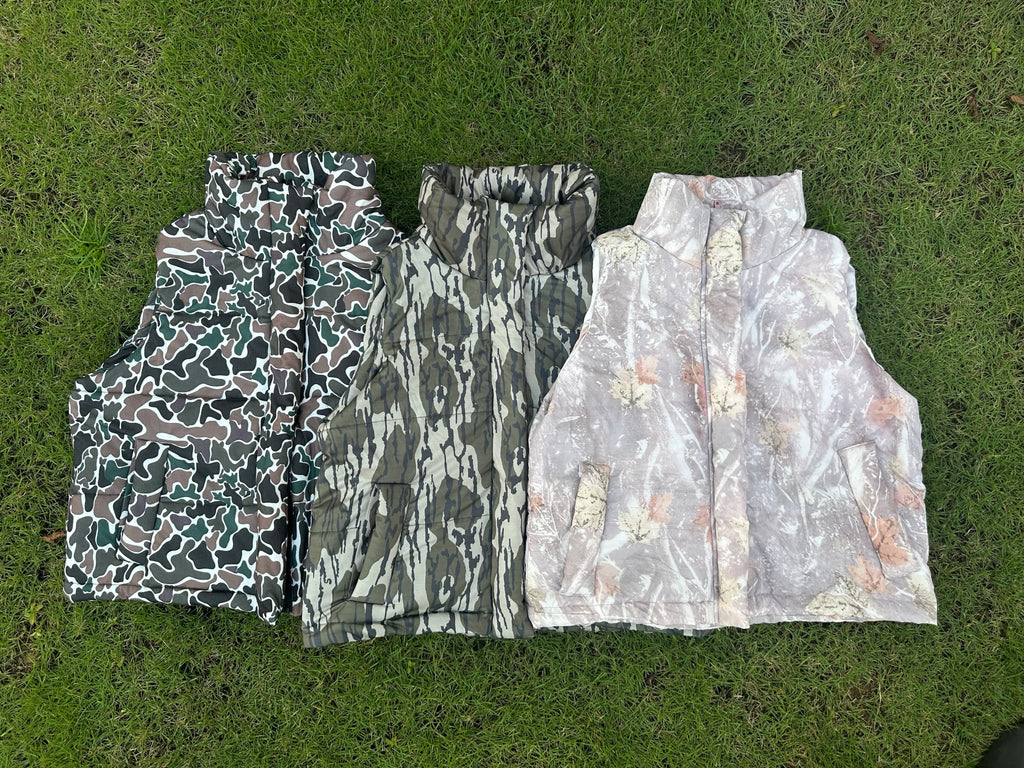 Camo Puffer Vest