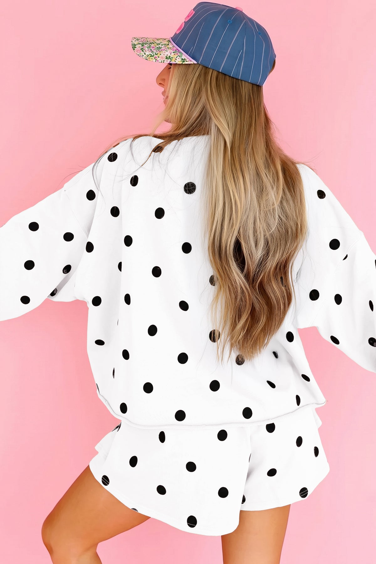 Polka Dot Pullover Set
