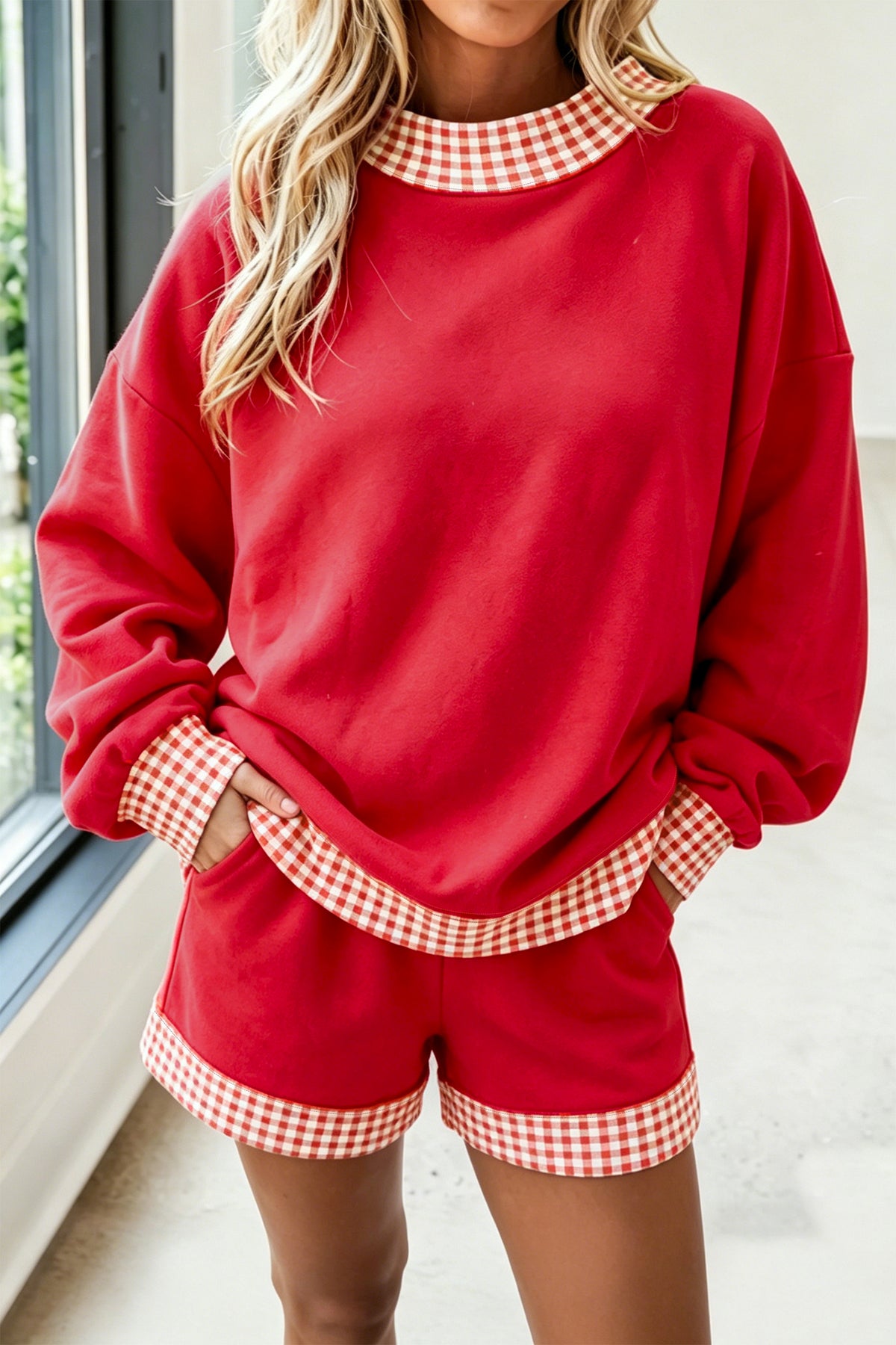Polka Dot Pullover Set