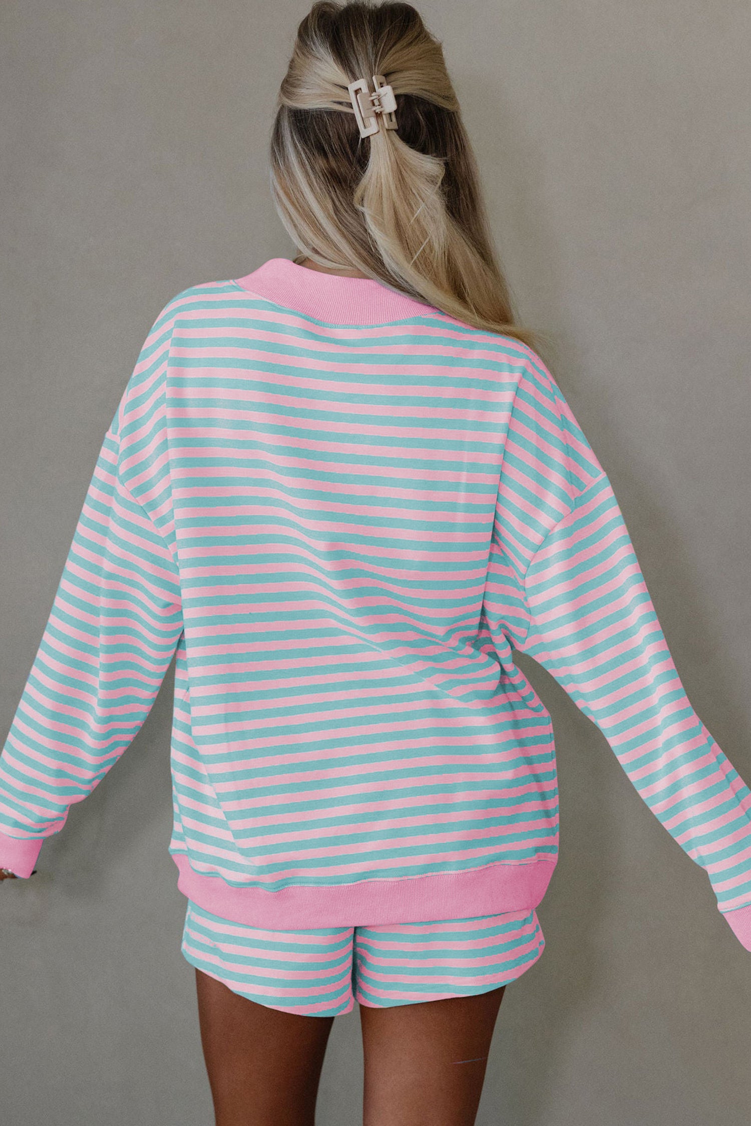Yellow & Blue Stripe  Set