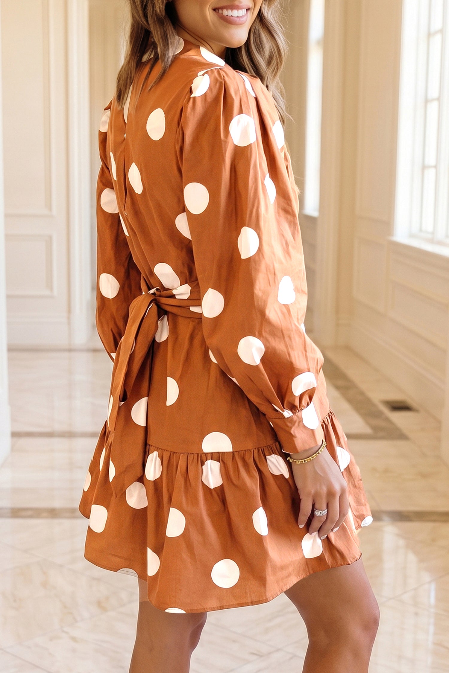 Polka Dot Tie Dress