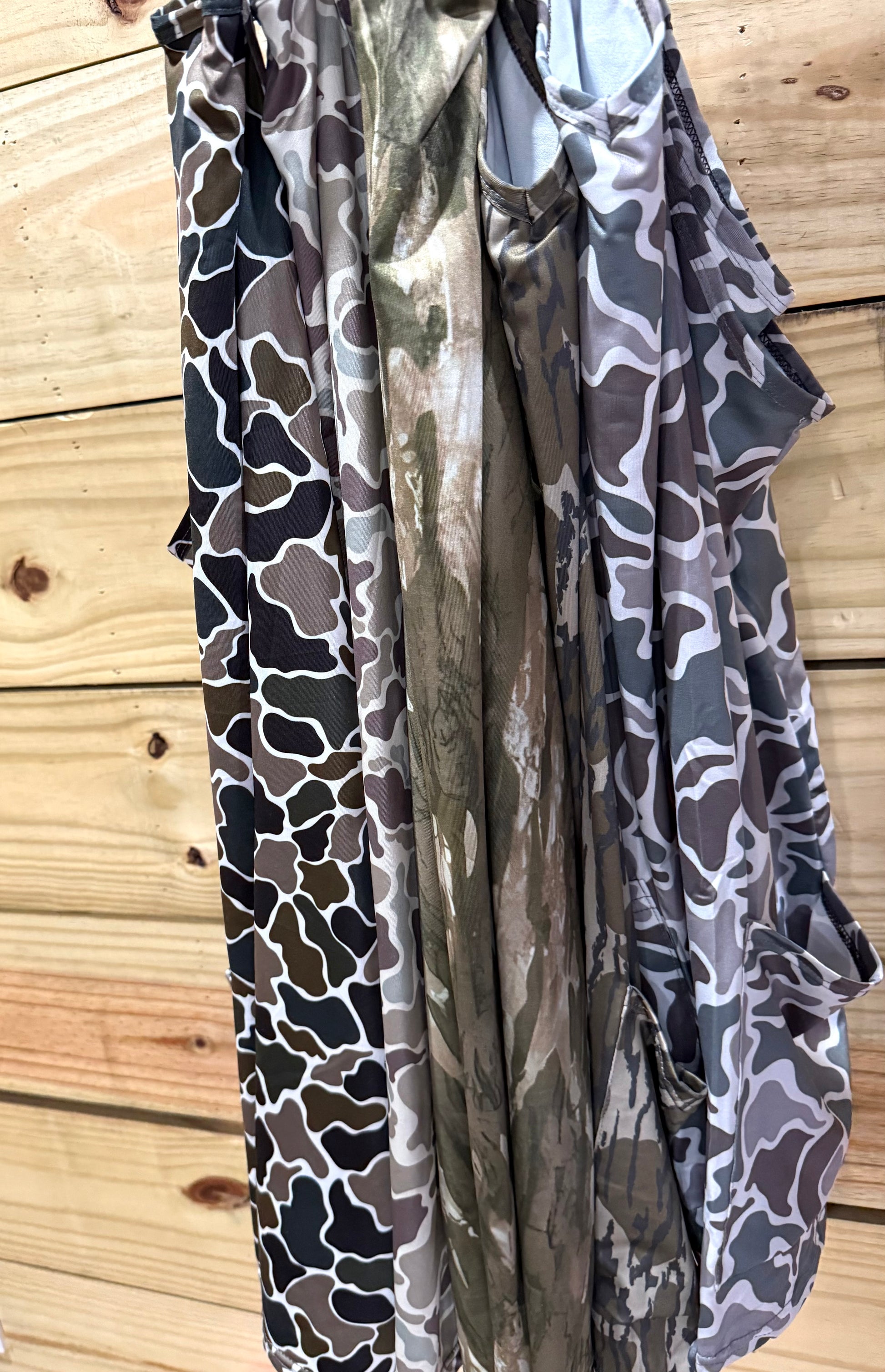 RTS ADULT CAMO DRESS ROMPERS
