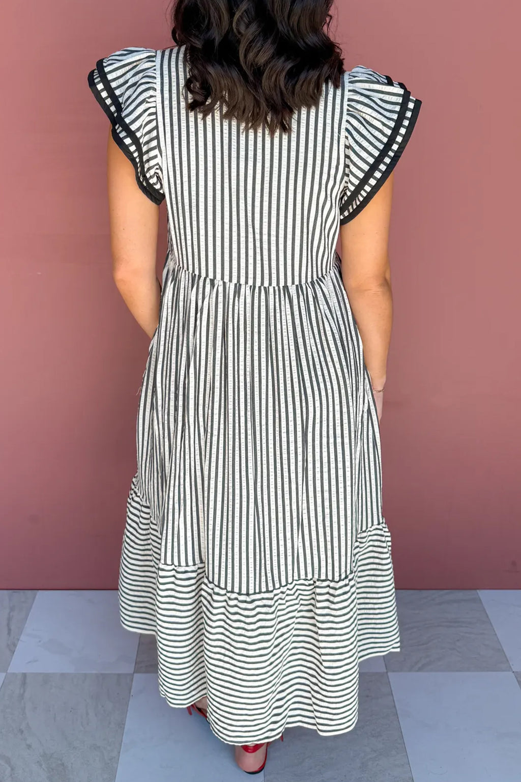 Sassy Striped Dress