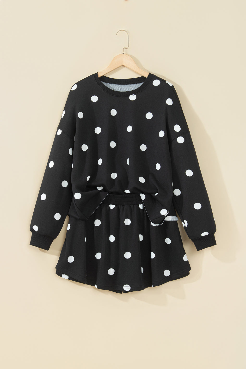 Polka Dot Pullover Set