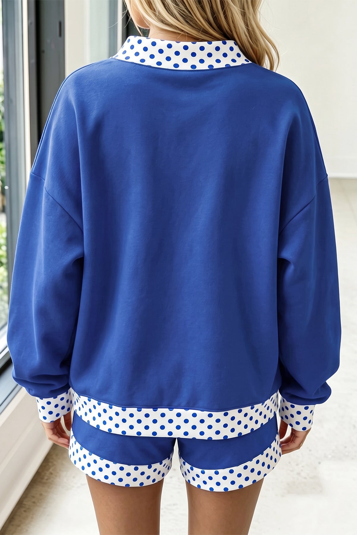 Polka Dot Pullover Set