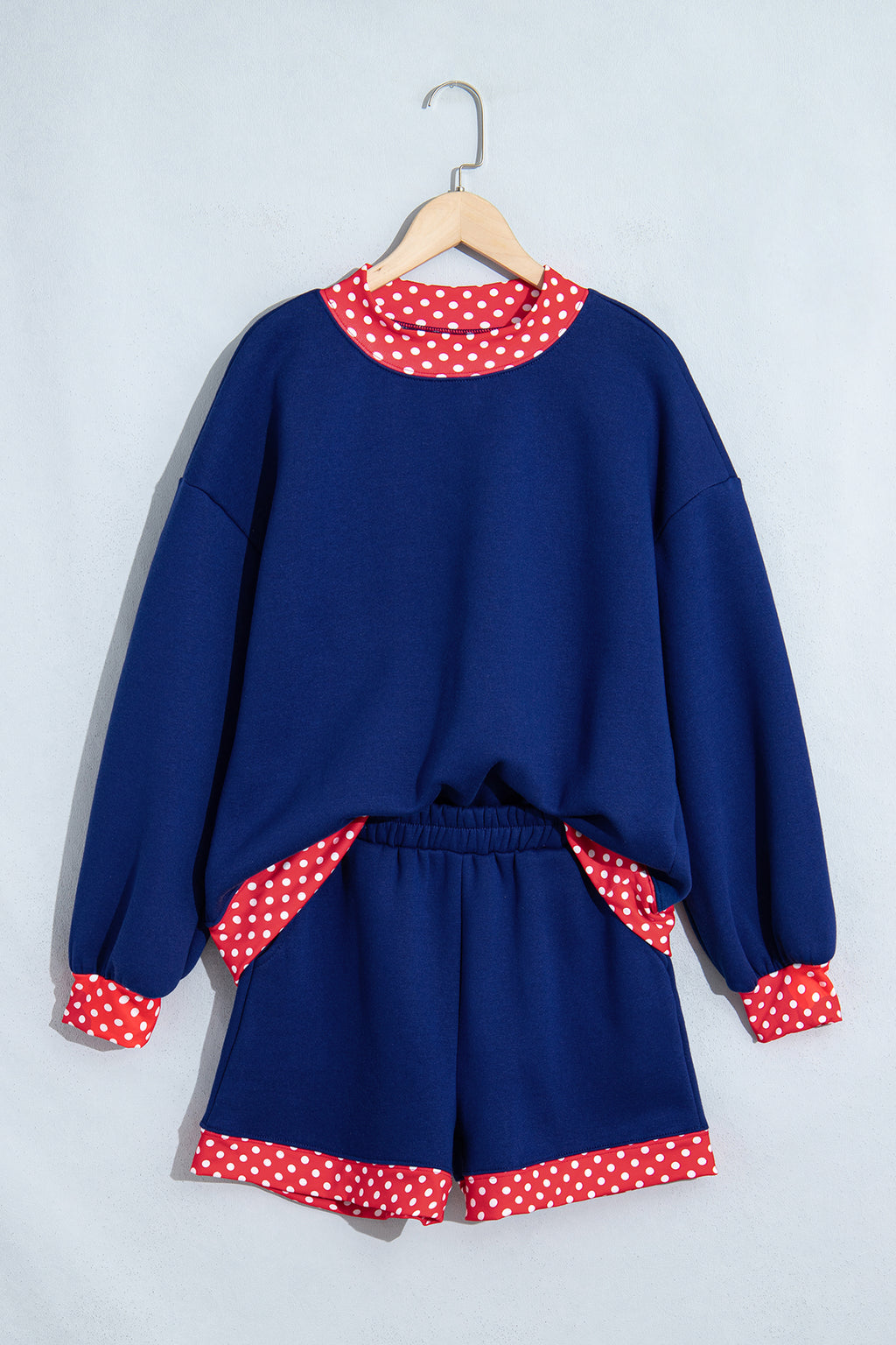 Polka Dot Pullover Set