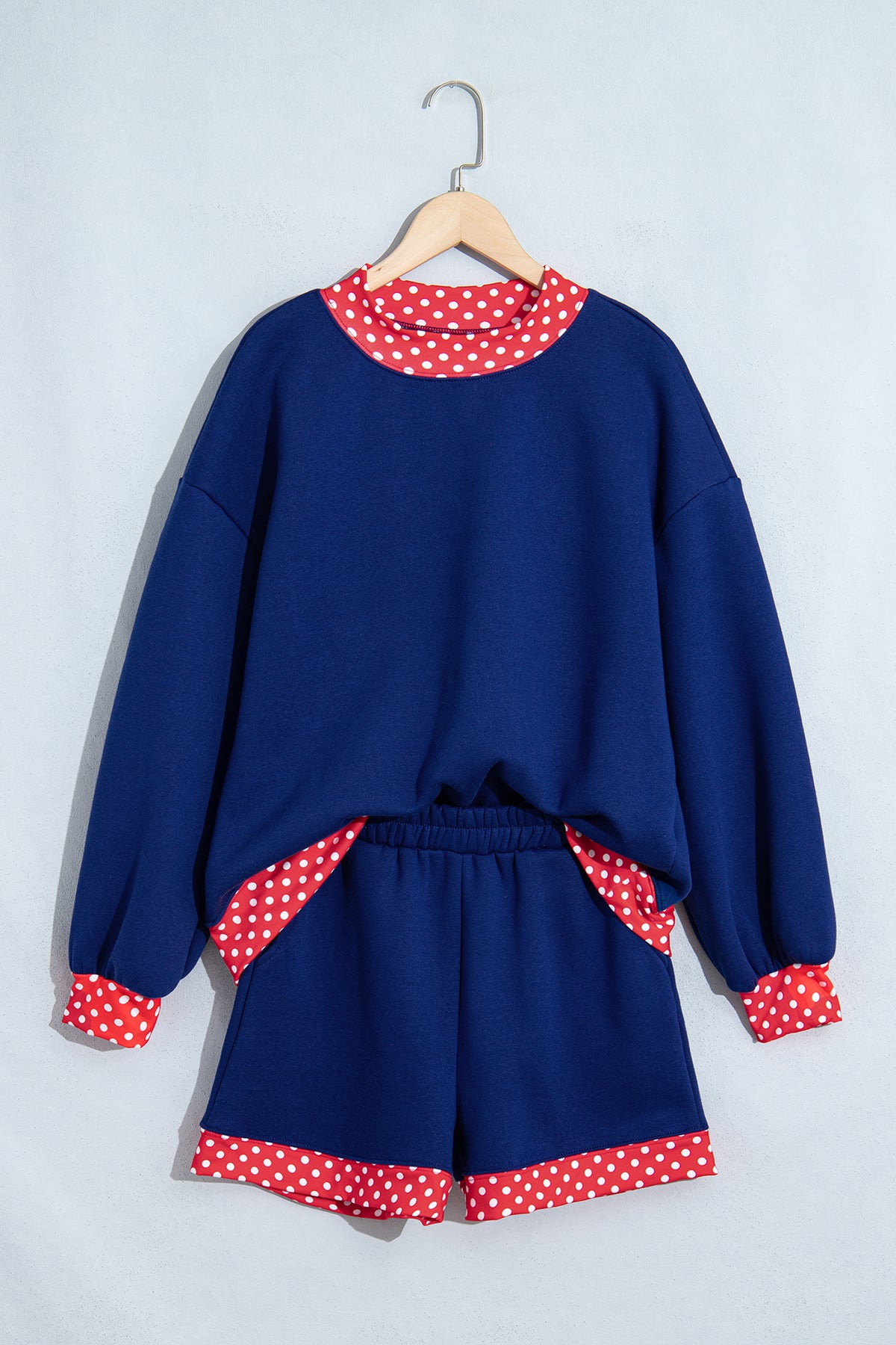 Polka Dot Pullover Set