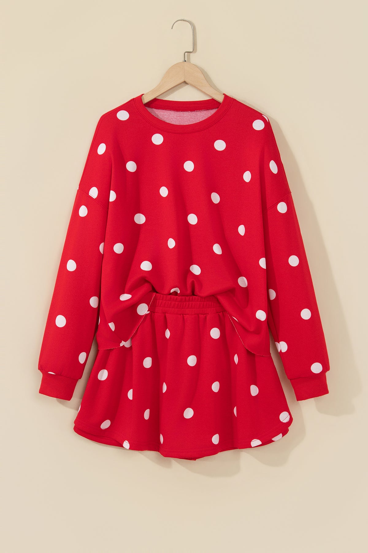 Polka Dot Pullover Set