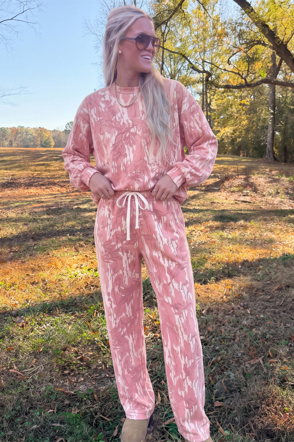 Cozy Camo Pant Set