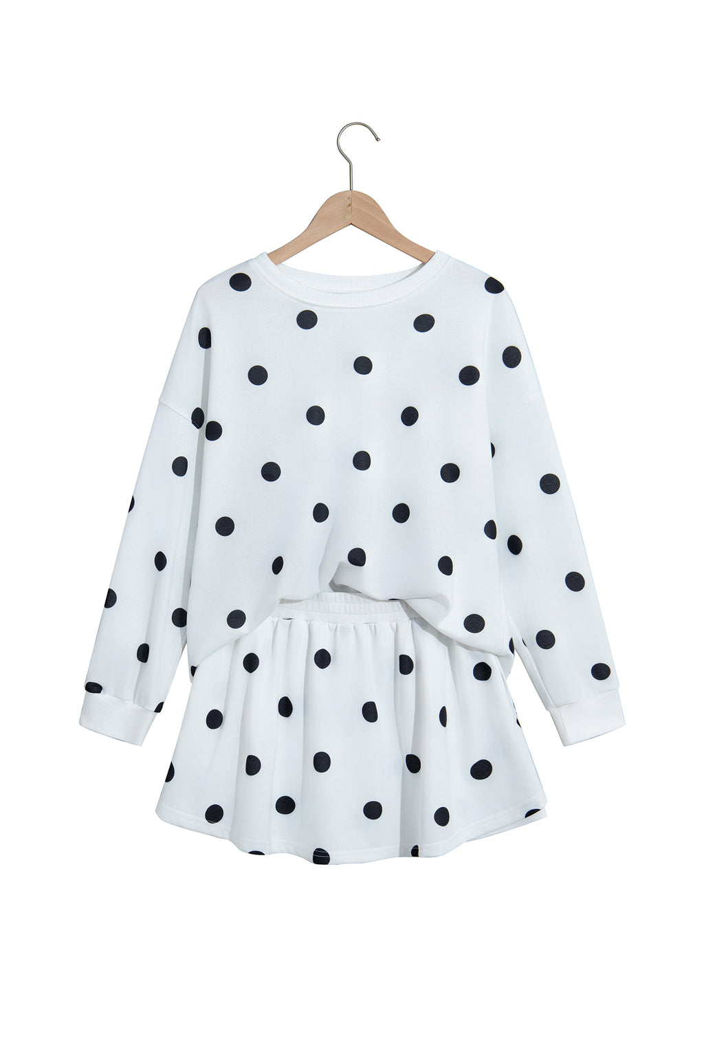 Polka Dot Pullover Set