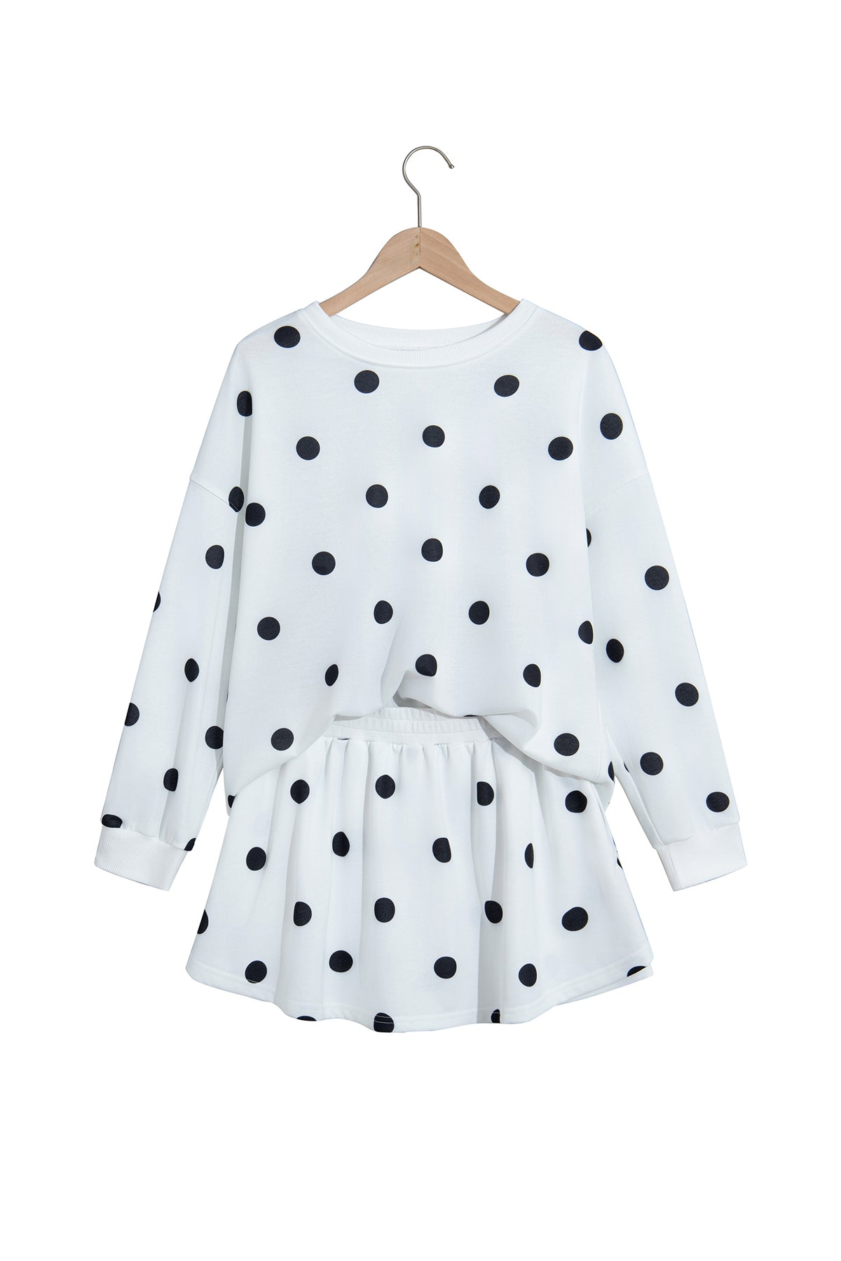 Polka Dot Pullover Set