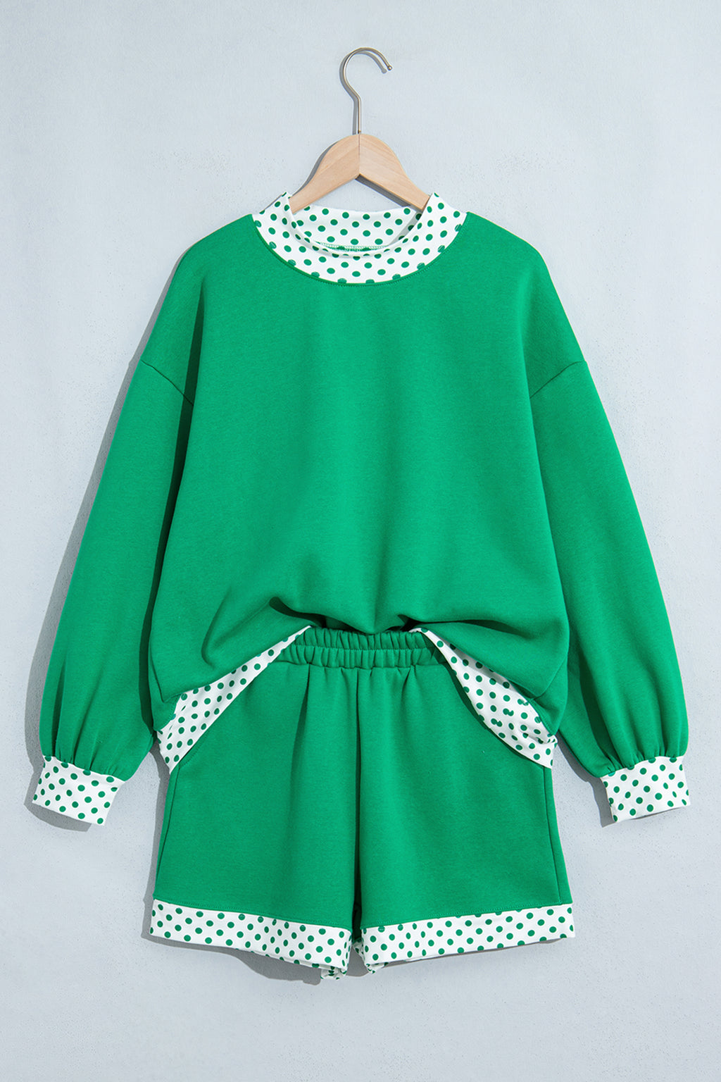 Polka Dot Pullover Set