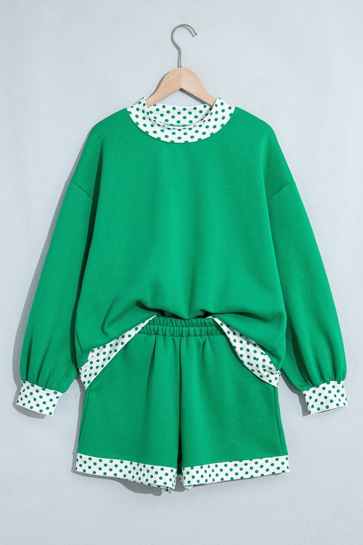 Polka Dot Pullover Set
