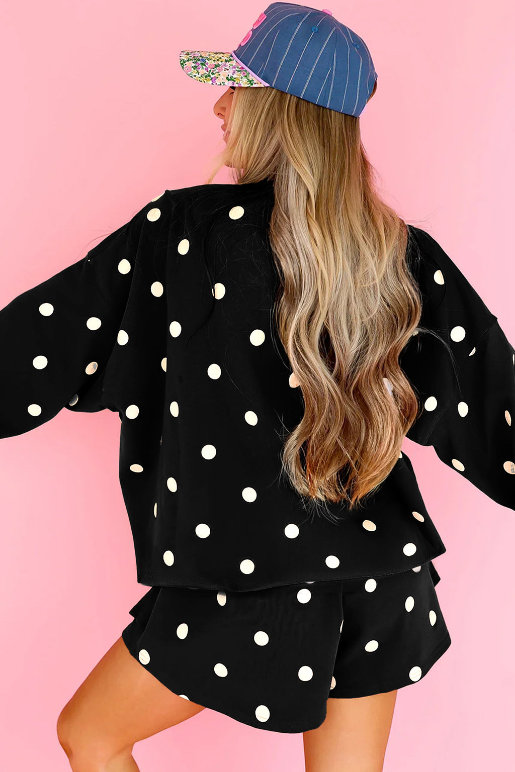 Polka Dot Pullover Set