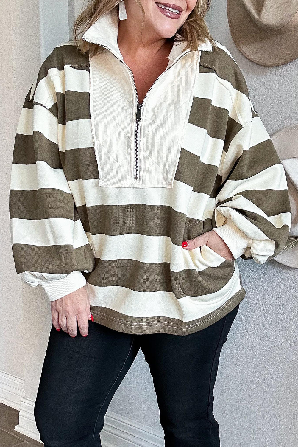 Genia Striped Top