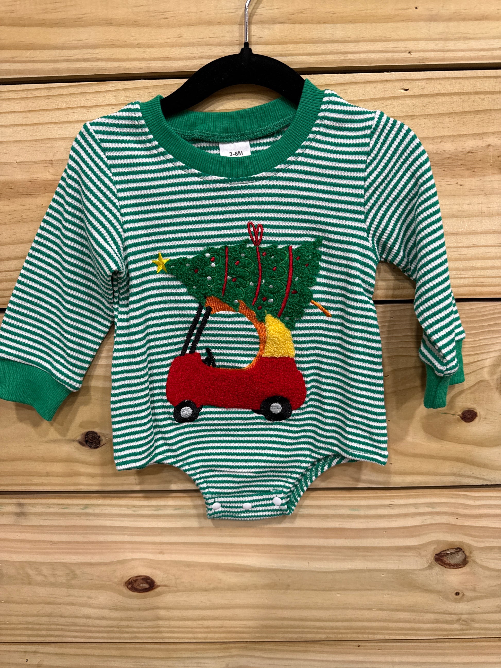 Christmas Striped Bubble