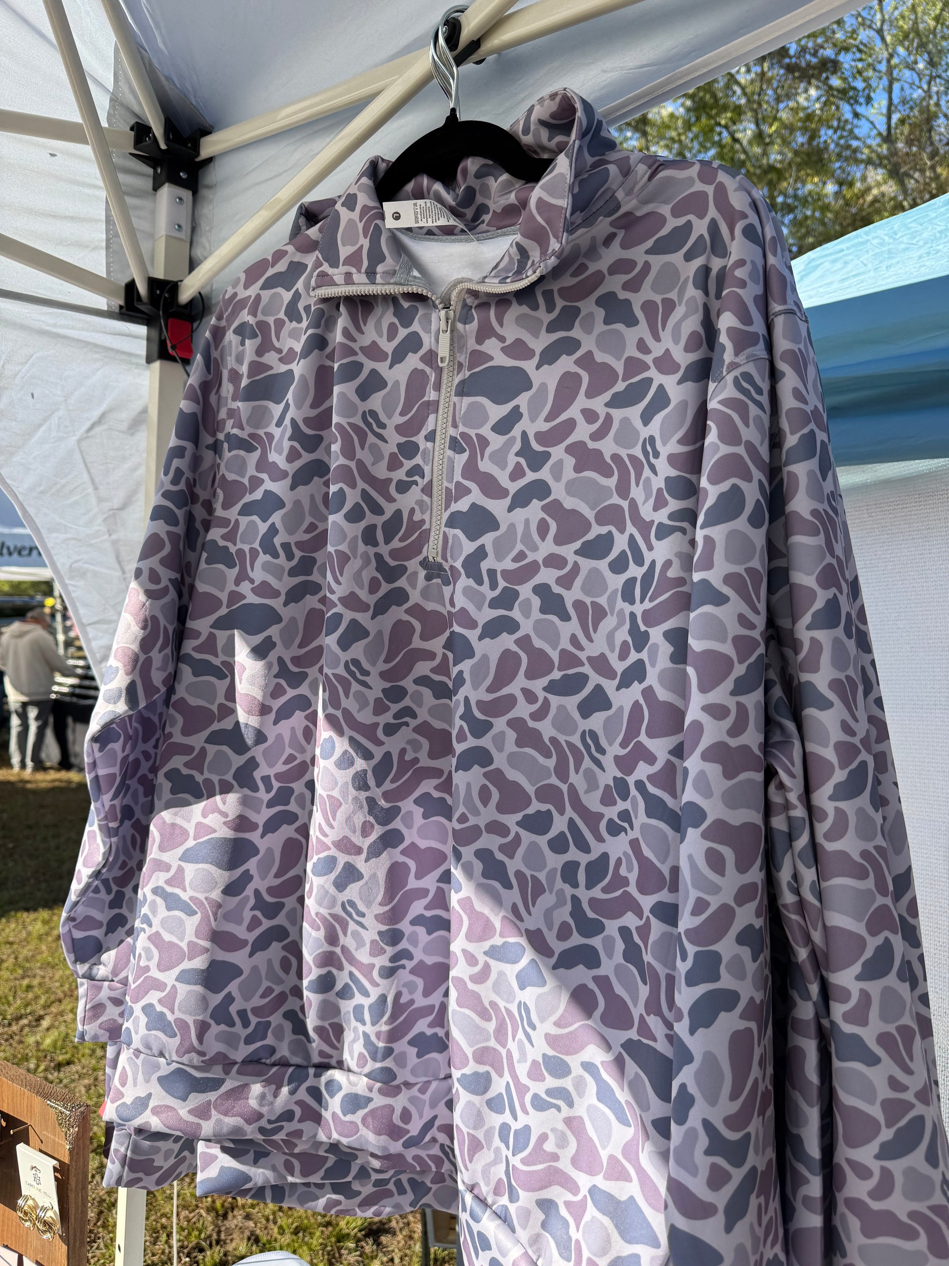 Grey Camo 🍋 Pullover