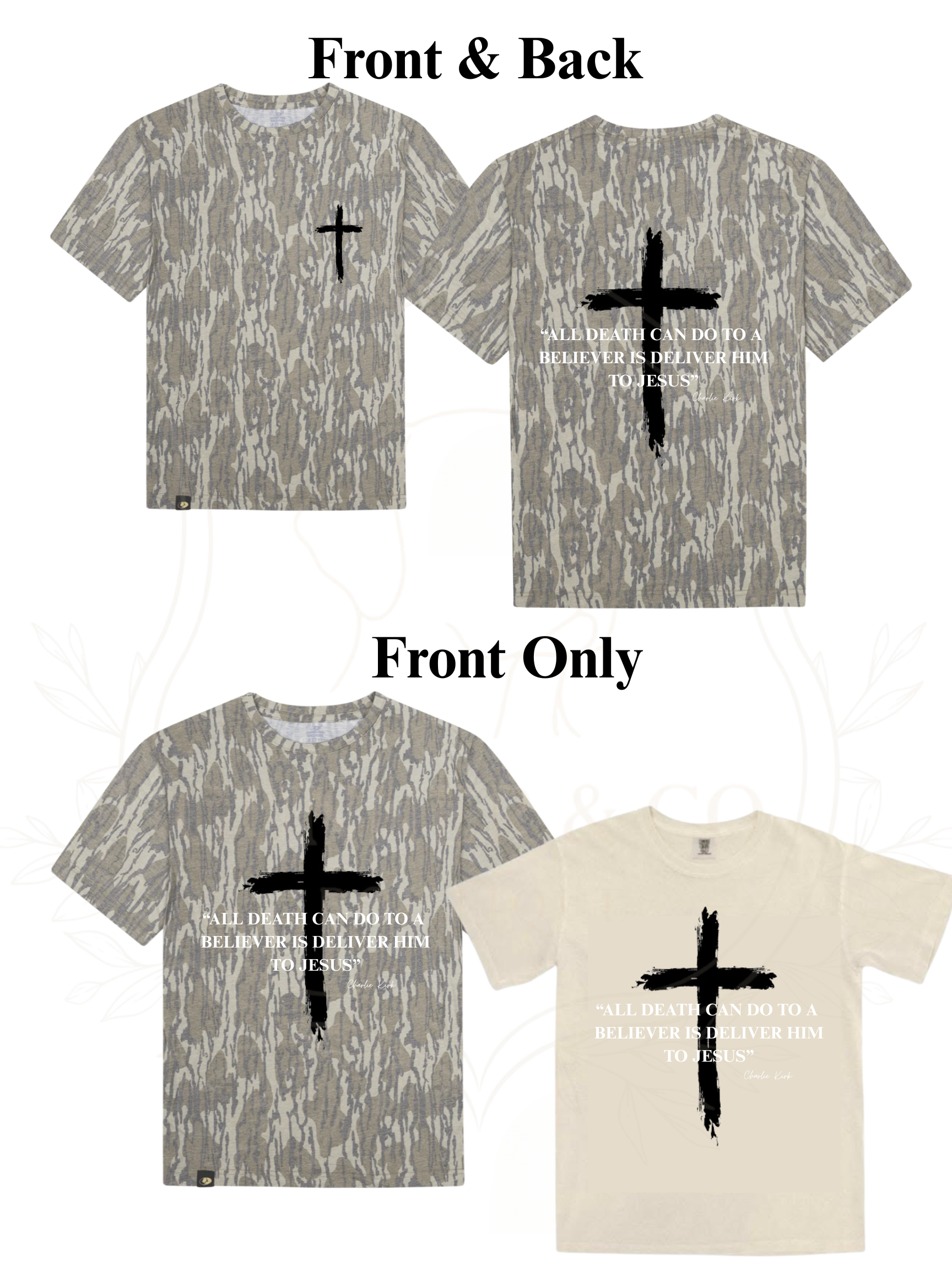 Charlie Kirk Tee - Comfort Color