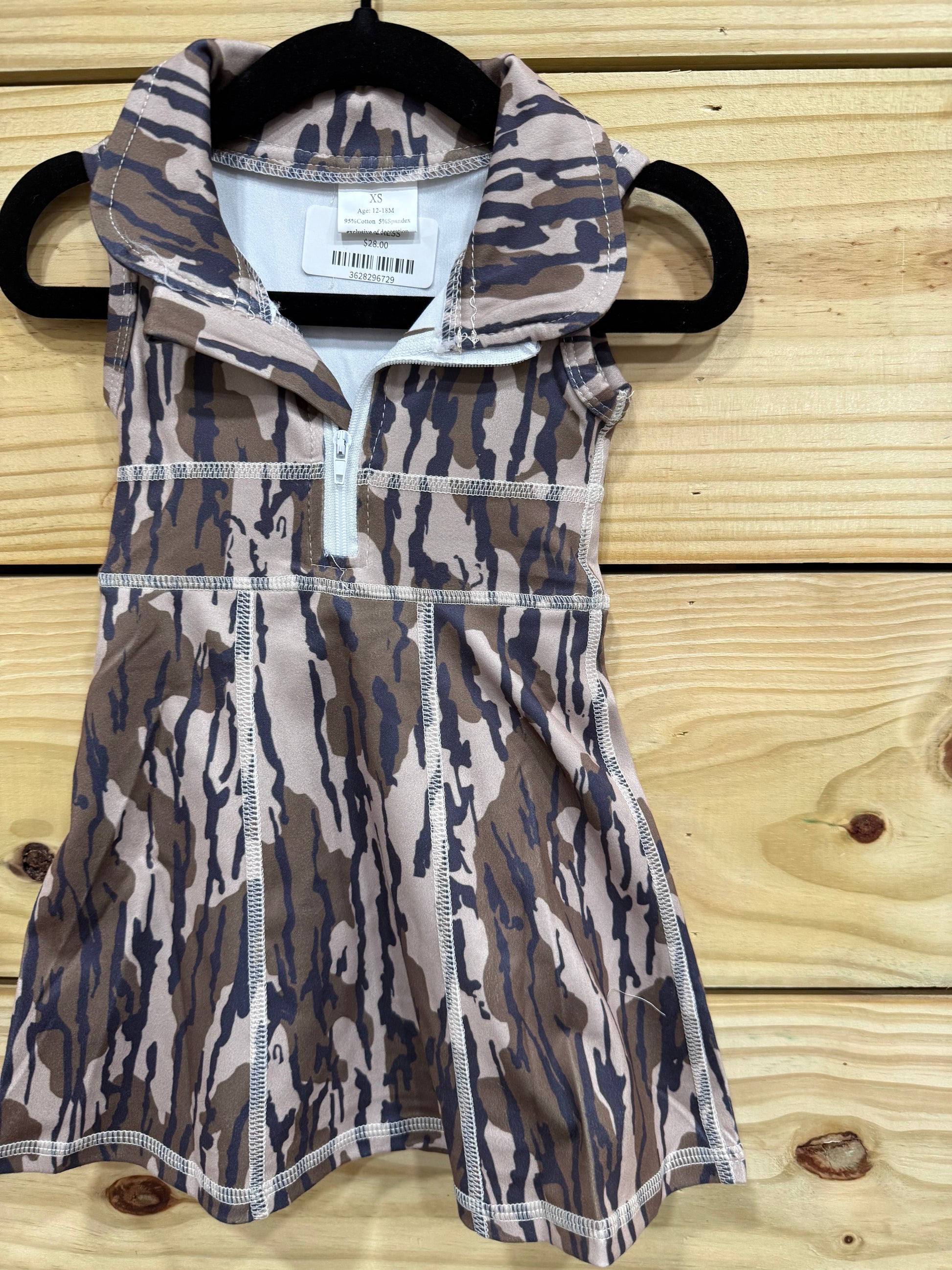 Girls Camo Athletic Dress