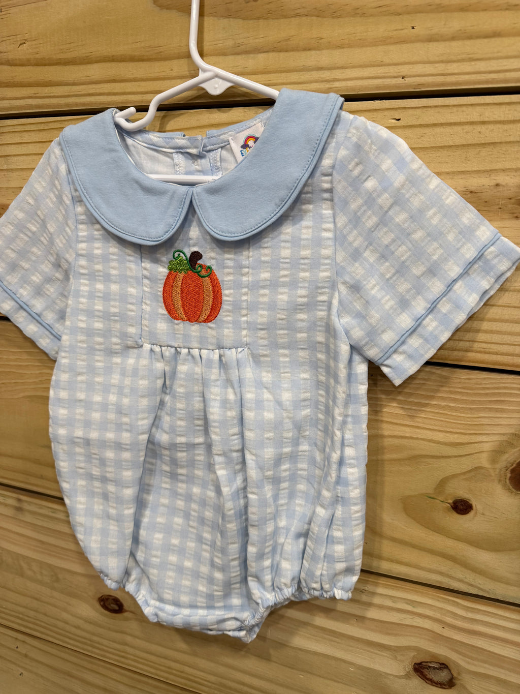 Blue Pumpkin Gingham
