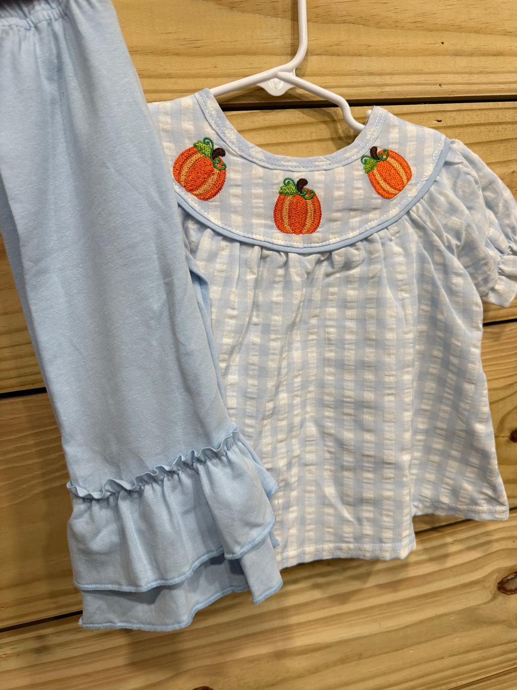Blue Pumpkin Gingham