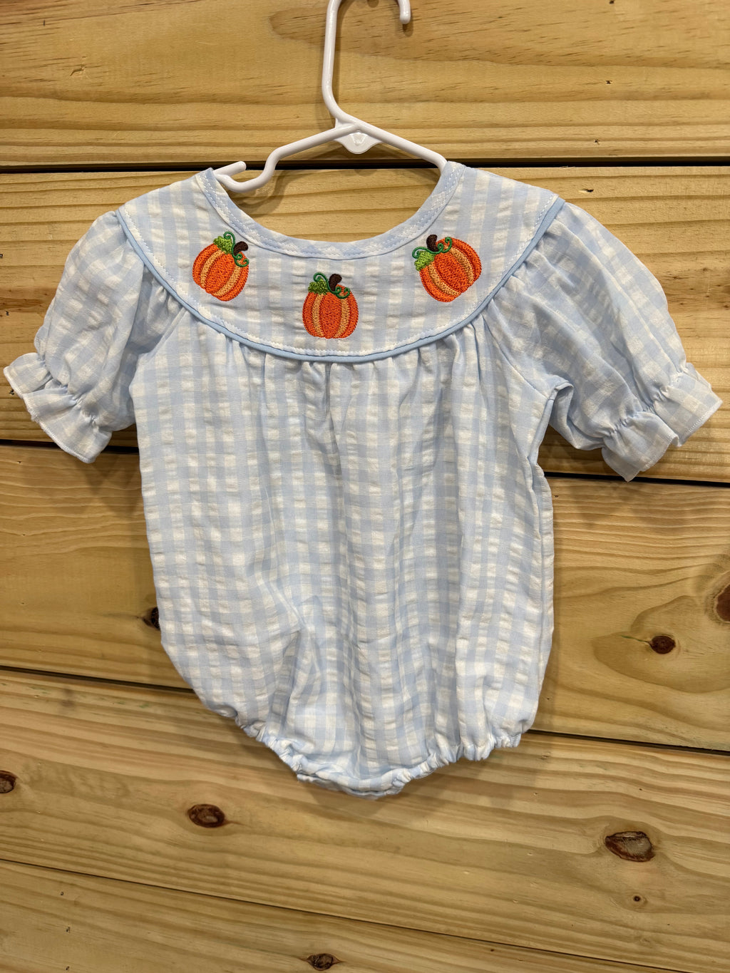Blue Pumpkin Gingham