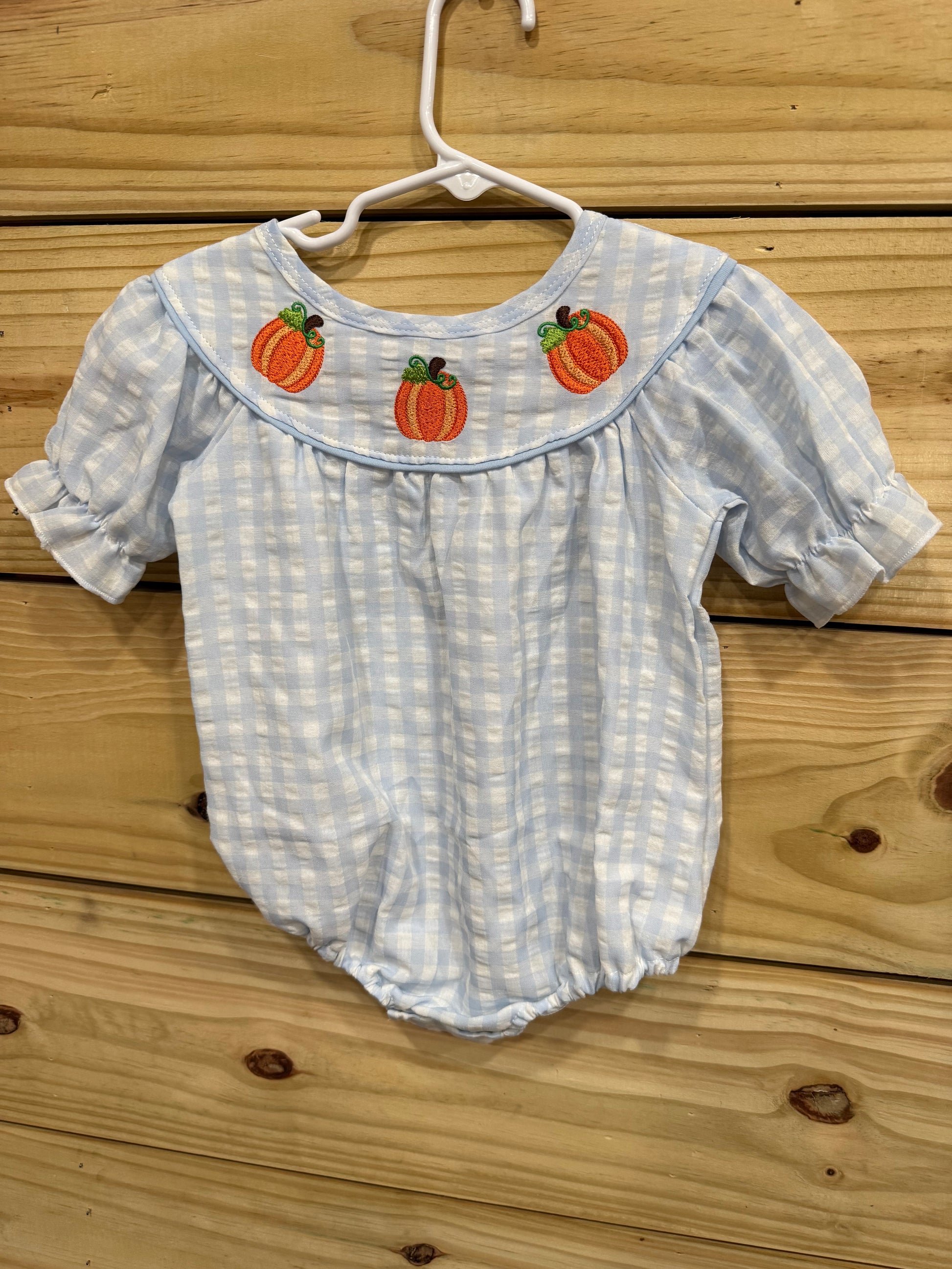 Blue Pumpkin Gingham