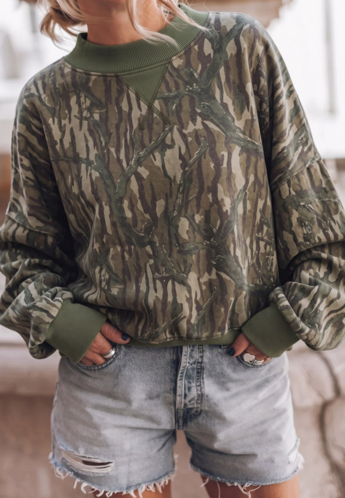 Camo Pullover