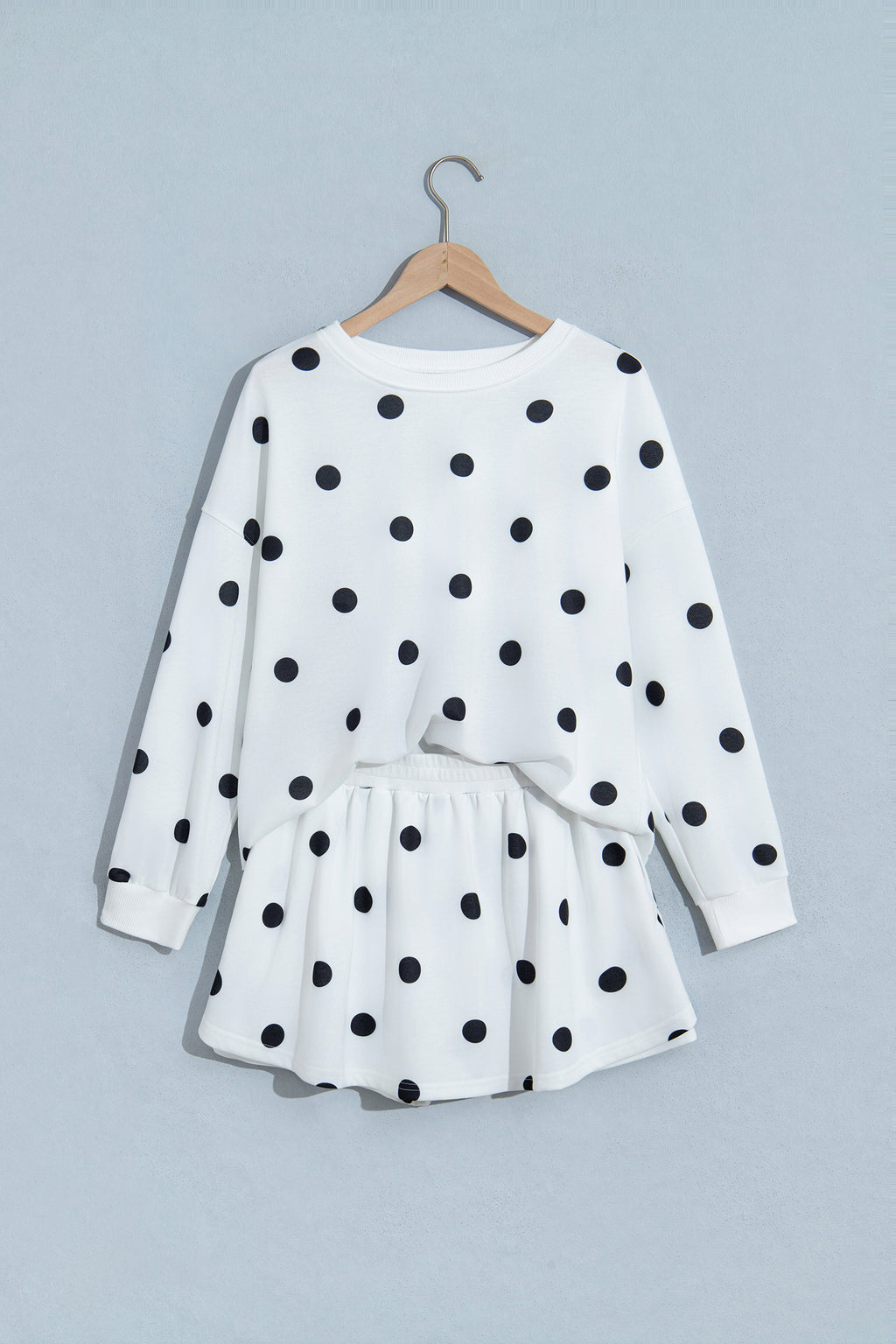Polka Dot Pullover Set