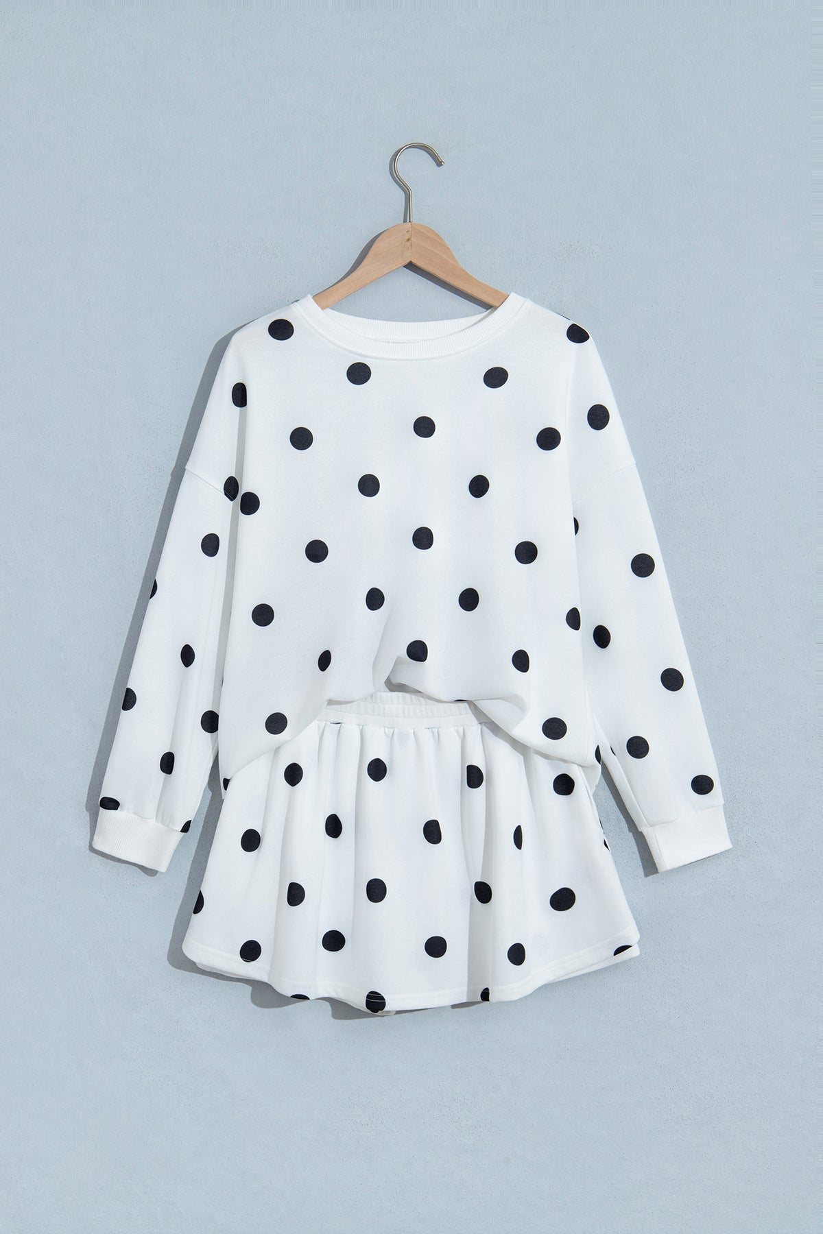 Polka Dot Pullover Set