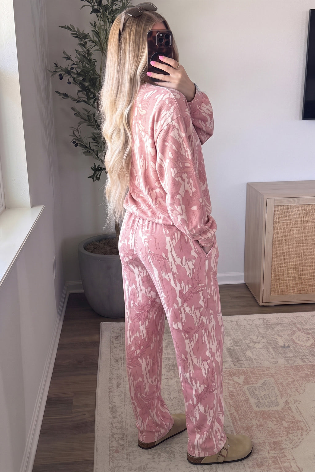 Cozy Camo Pant Set