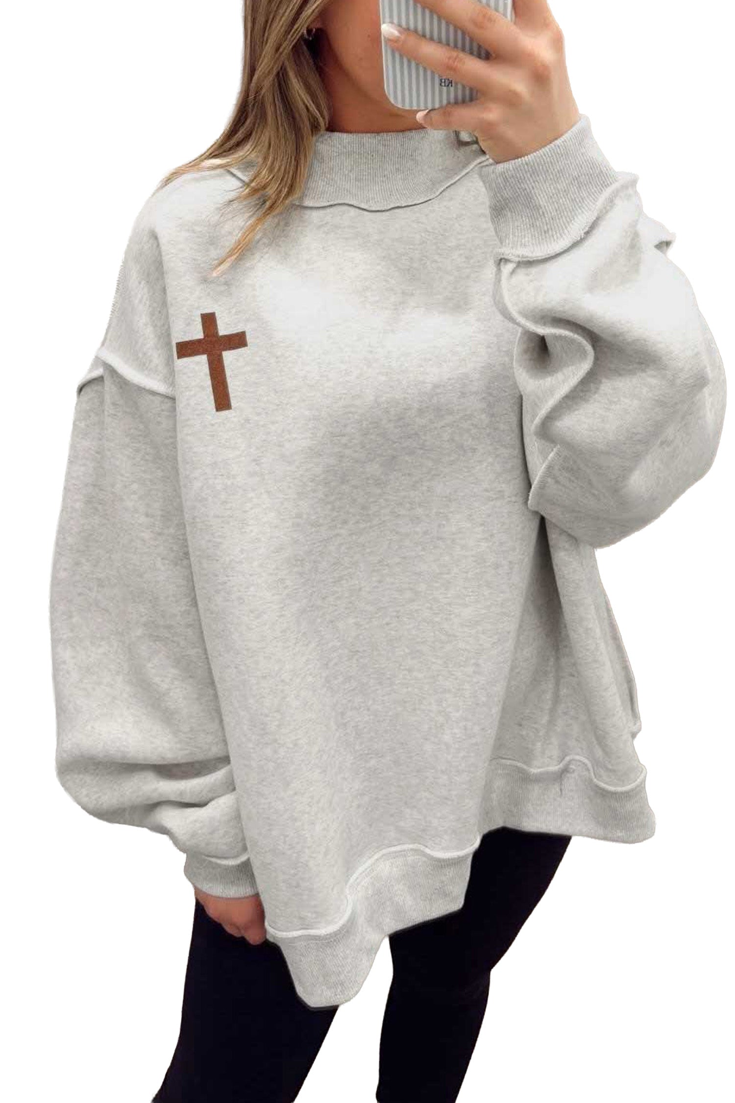 Jesus Saves Mock Neck
