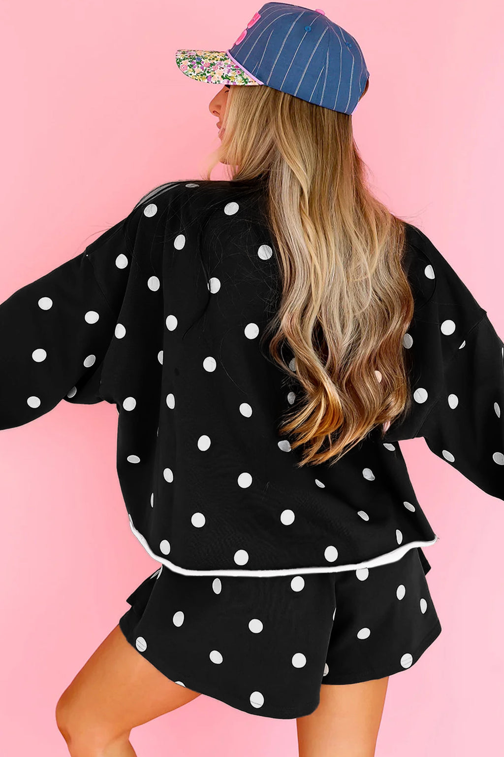 Polka Dot Pullover Set