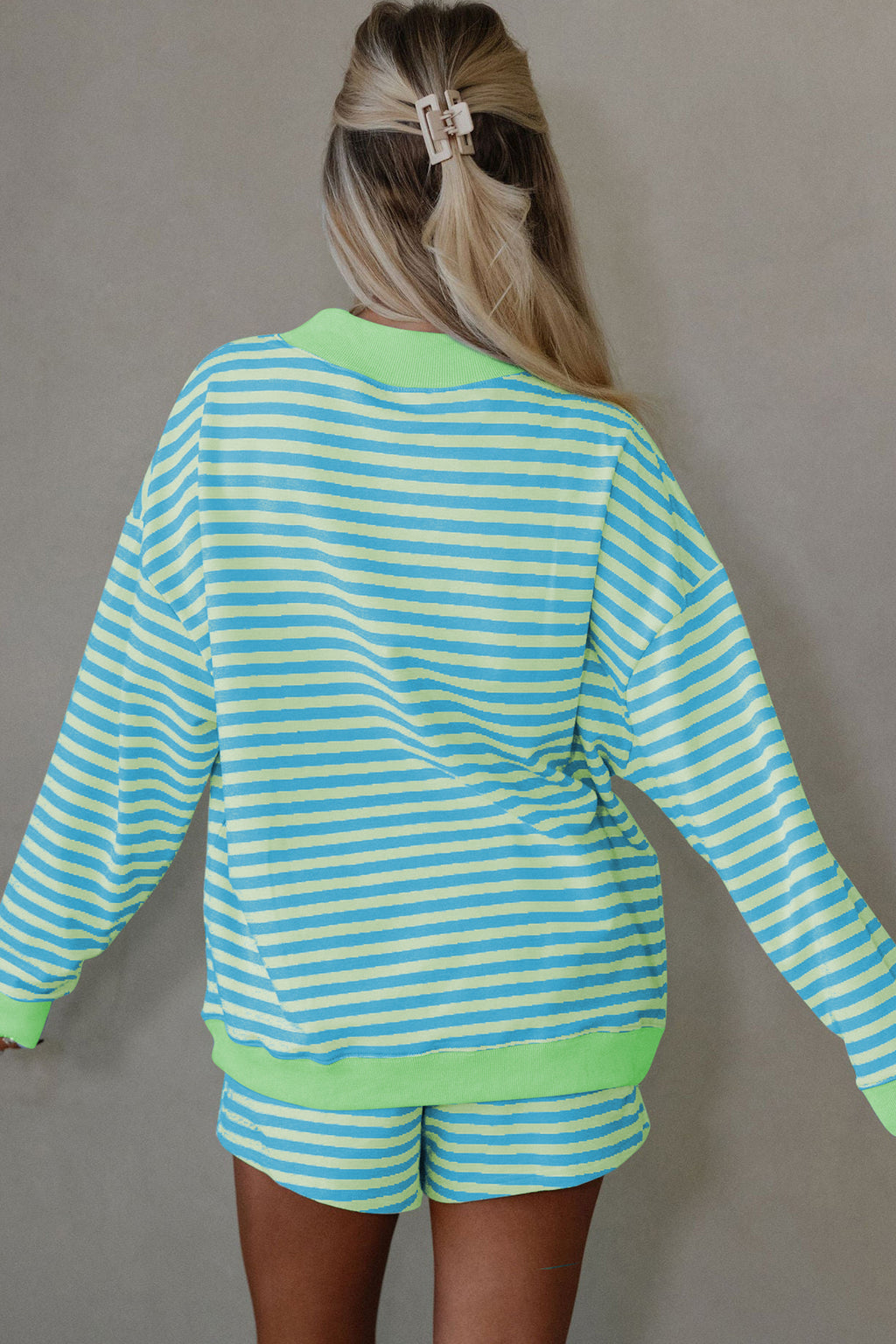 Yellow & Blue Stripe  Set