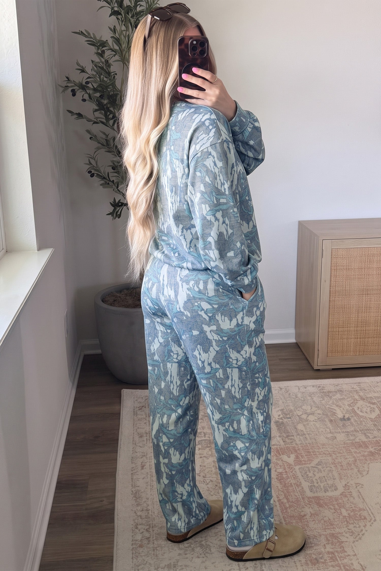 Cozy Camo Pant Set
