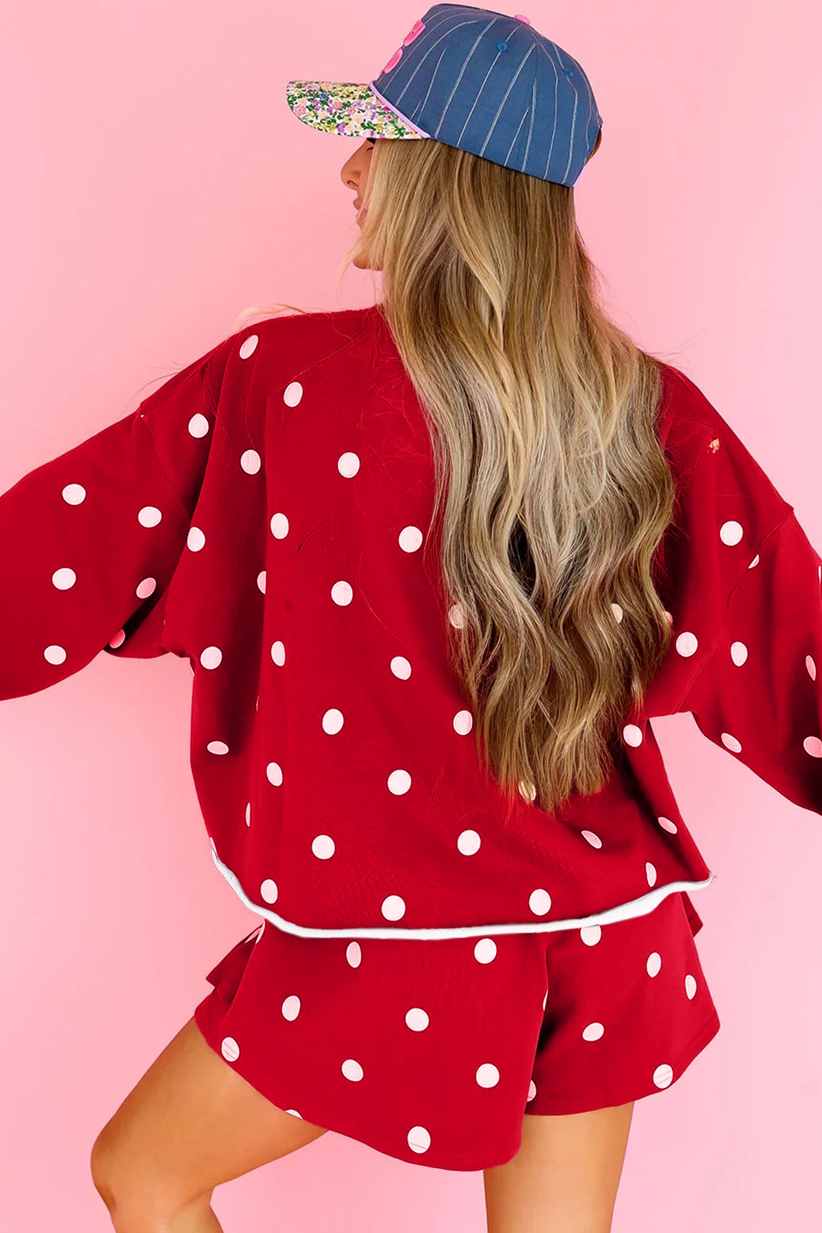 Polka Dot Pullover Set
