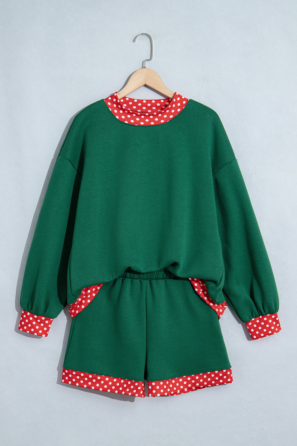 Polka Dot Pullover Set