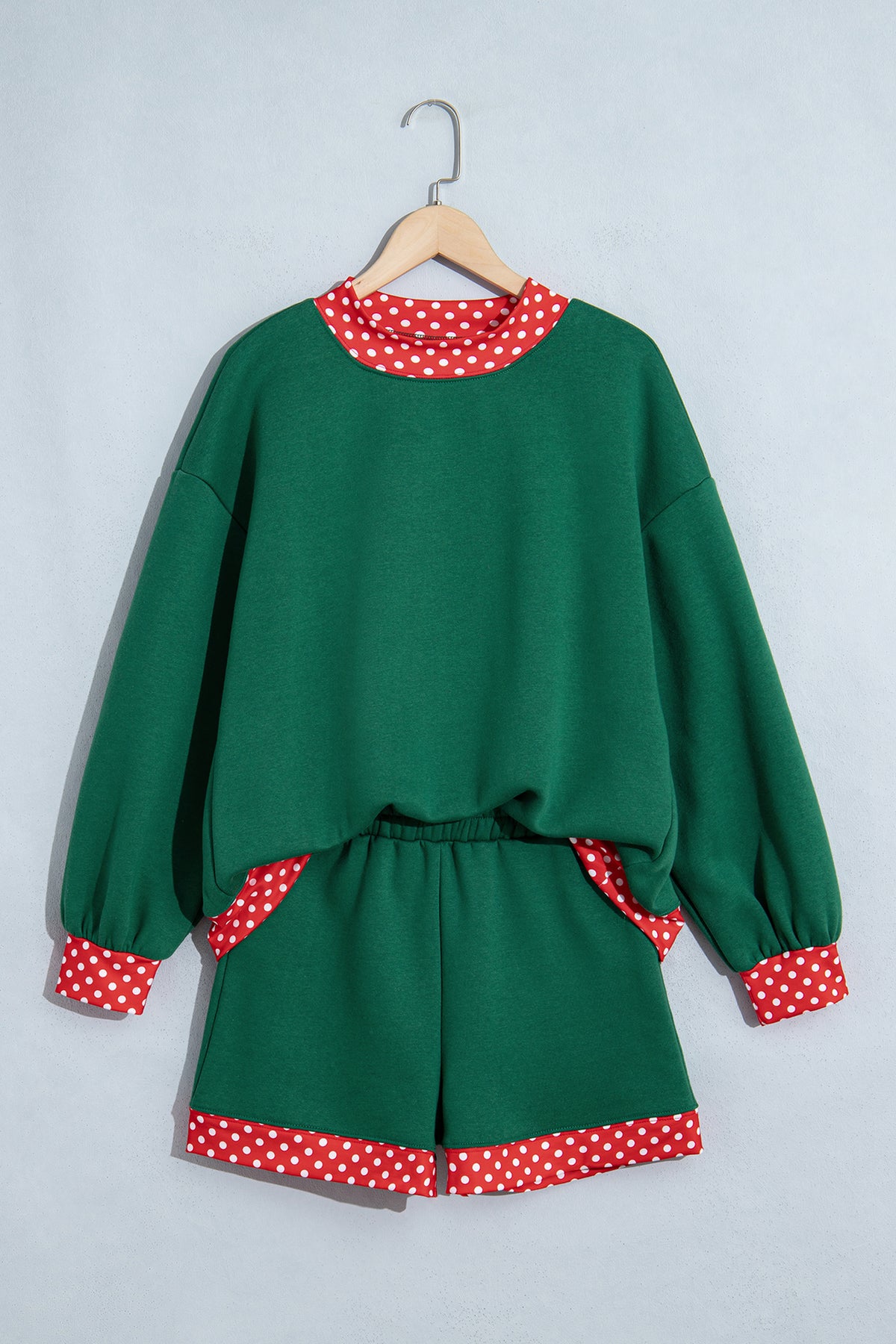 Polka Dot Pullover Set