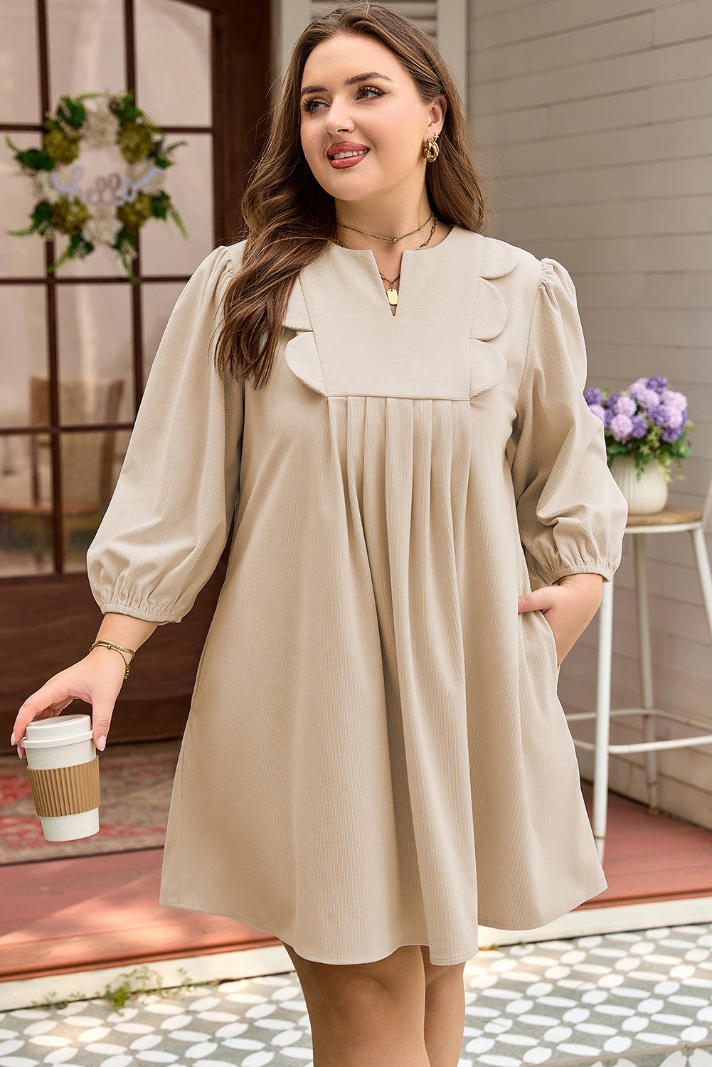 Sweet & Scalloped Dress