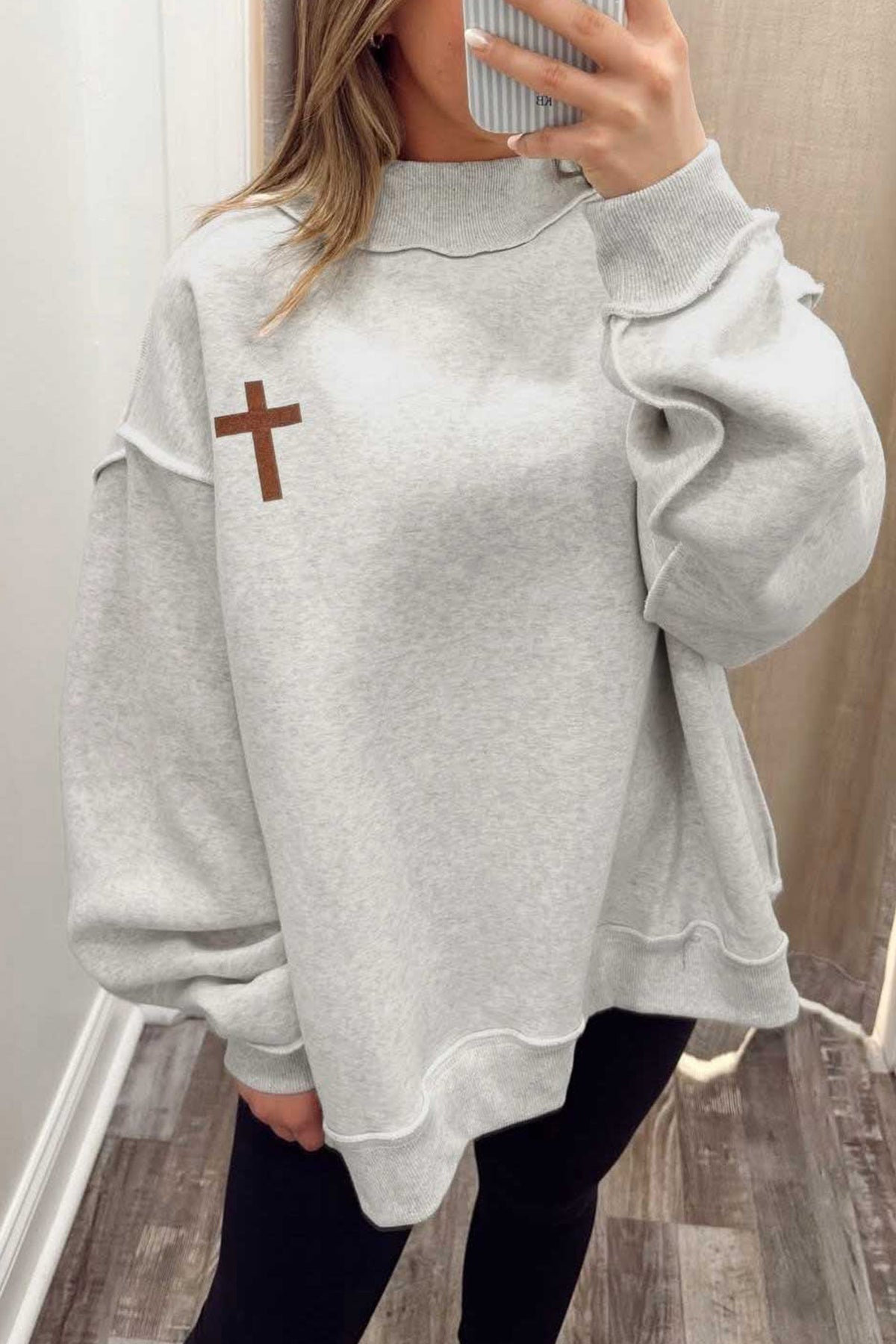 Jesus Saves Mock Neck