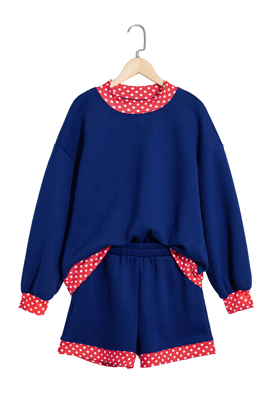 Polka Dot Pullover Set