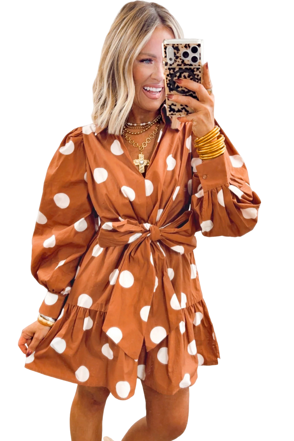 Polka Dot Tie Dress