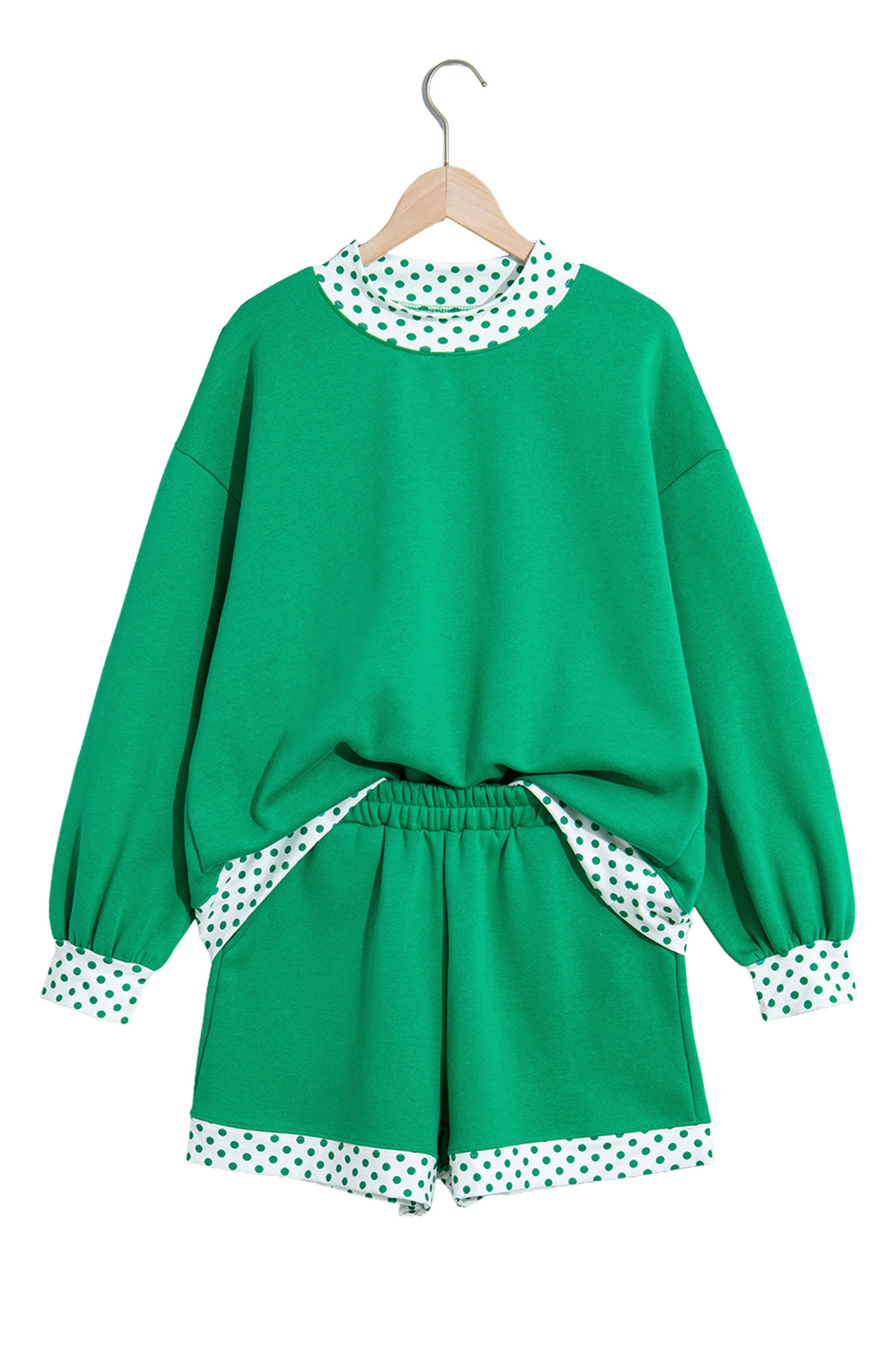 Polka Dot Pullover Set
