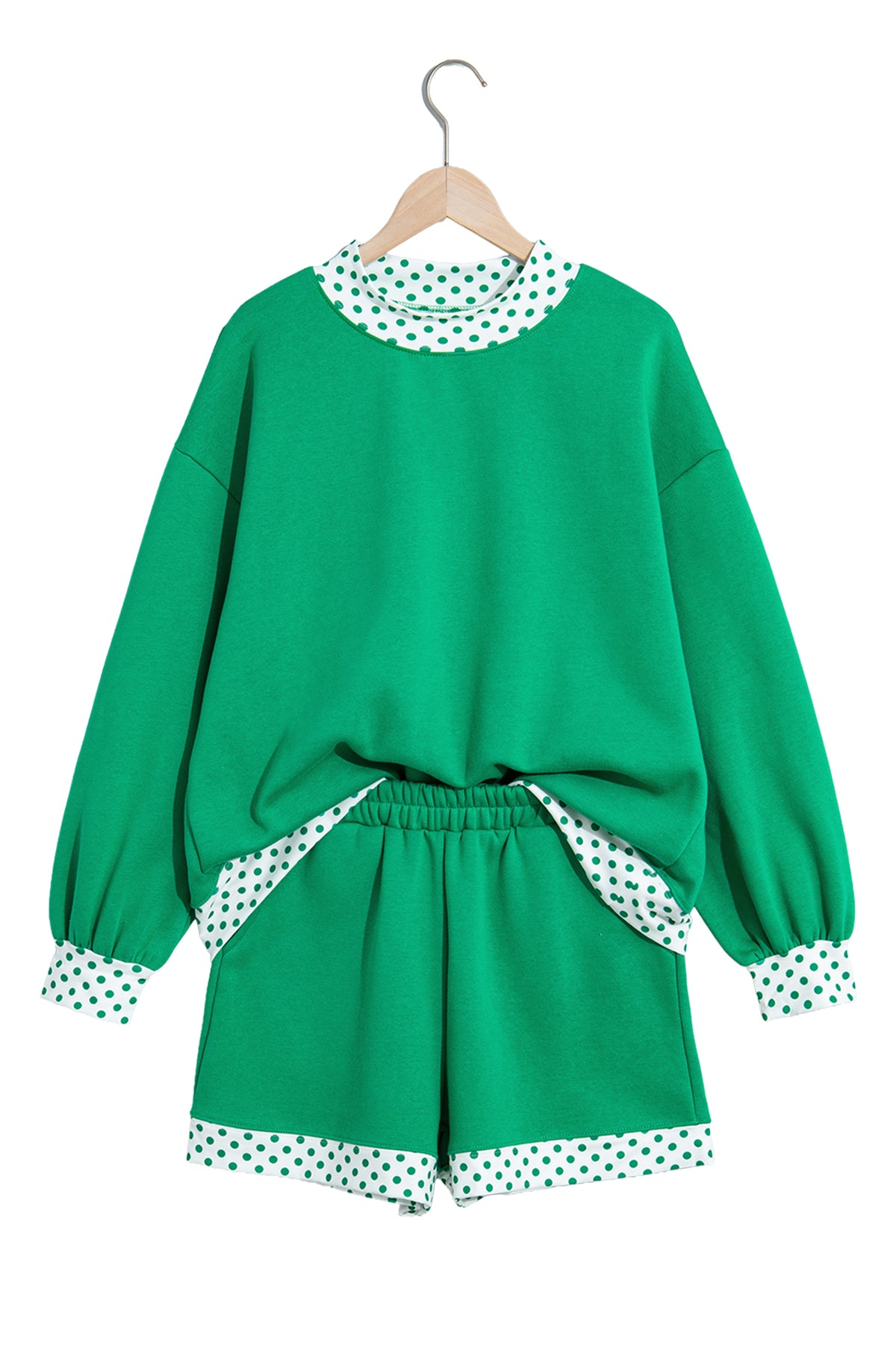 Polka Dot Pullover Set