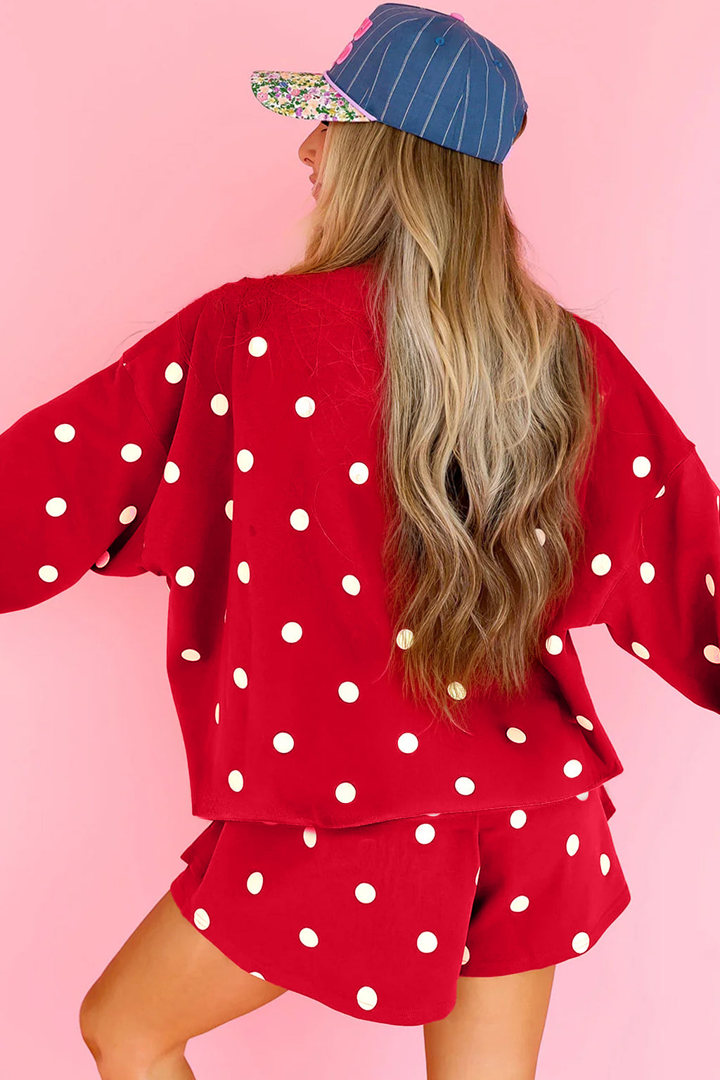 Polka Dot Pullover Set