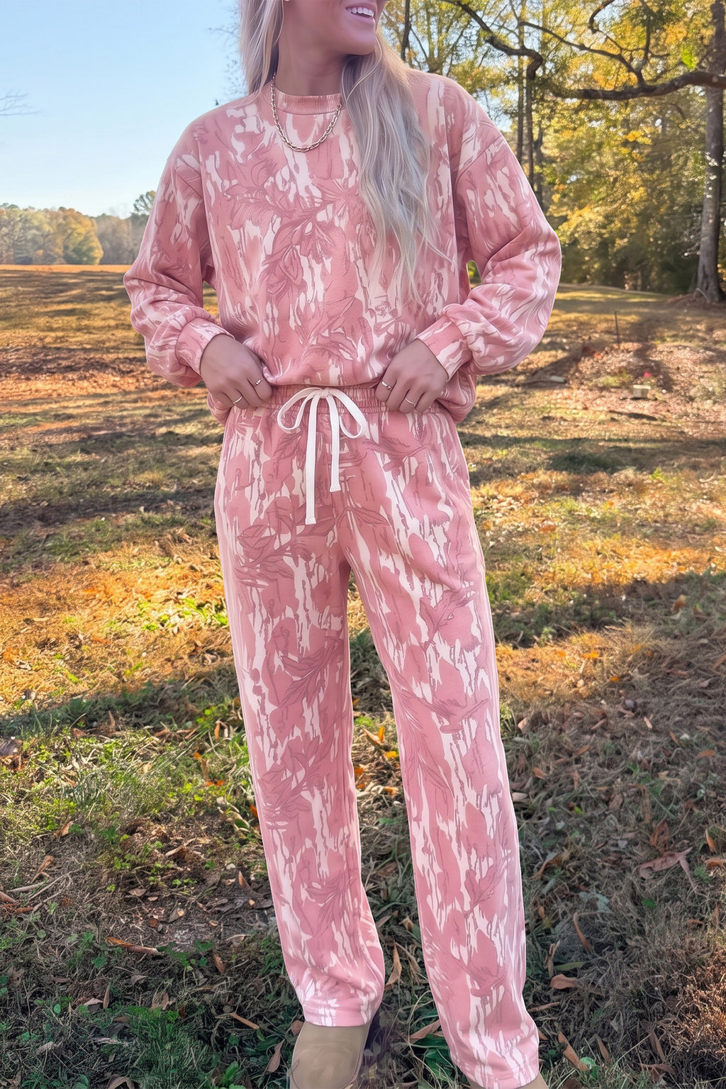 Cozy Camo Pant Set