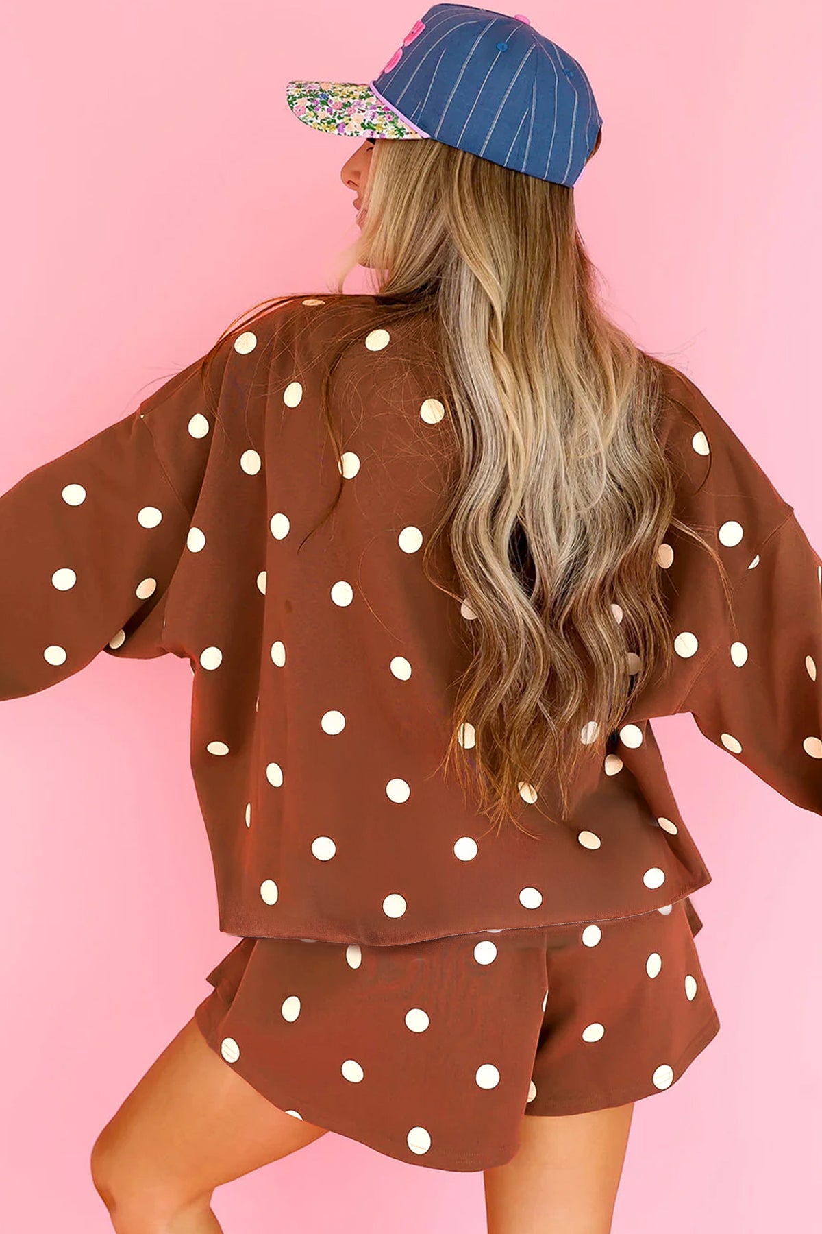 Polka Dot Pullover Set